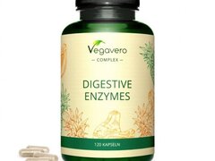 Vegavero Digestive Enzymes Complex, 120 Capsule (Complex de enzime digestive)